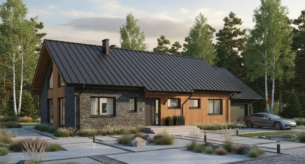 Проект Двухэтажный дом 19 на 12, 226 м2