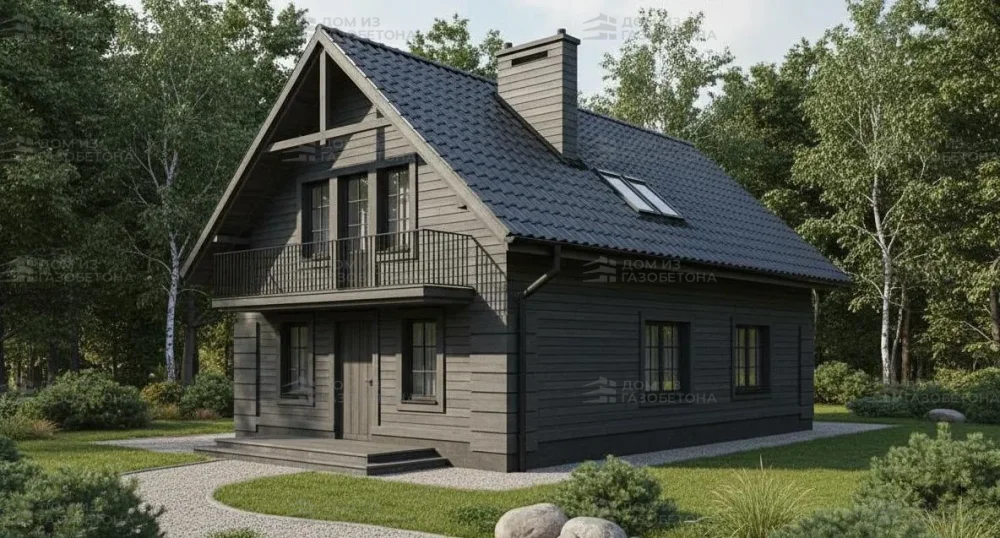 Проект Двухэтажный дом 8 на 13, 136 м2