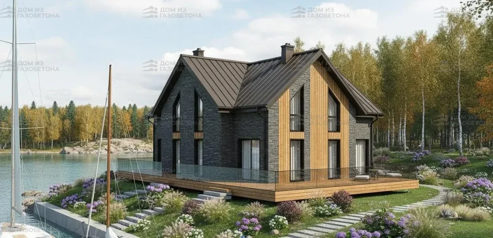 Проект Одноэтажный дом 13 на 9, 78 м2