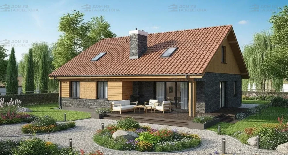 Проект Двухэтажный дом 14 на 19, 227 м2